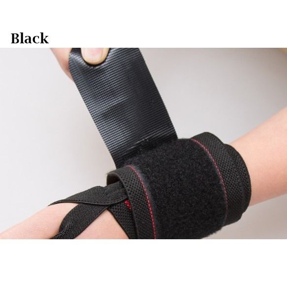 1 pair Wrist Wraps Gym Fitness Adjustable Elastic Support for Body