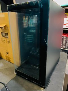 1STPLAYER Miku MI2 Gaming PC Case M-ATX Tempered Glass Front Side Black
