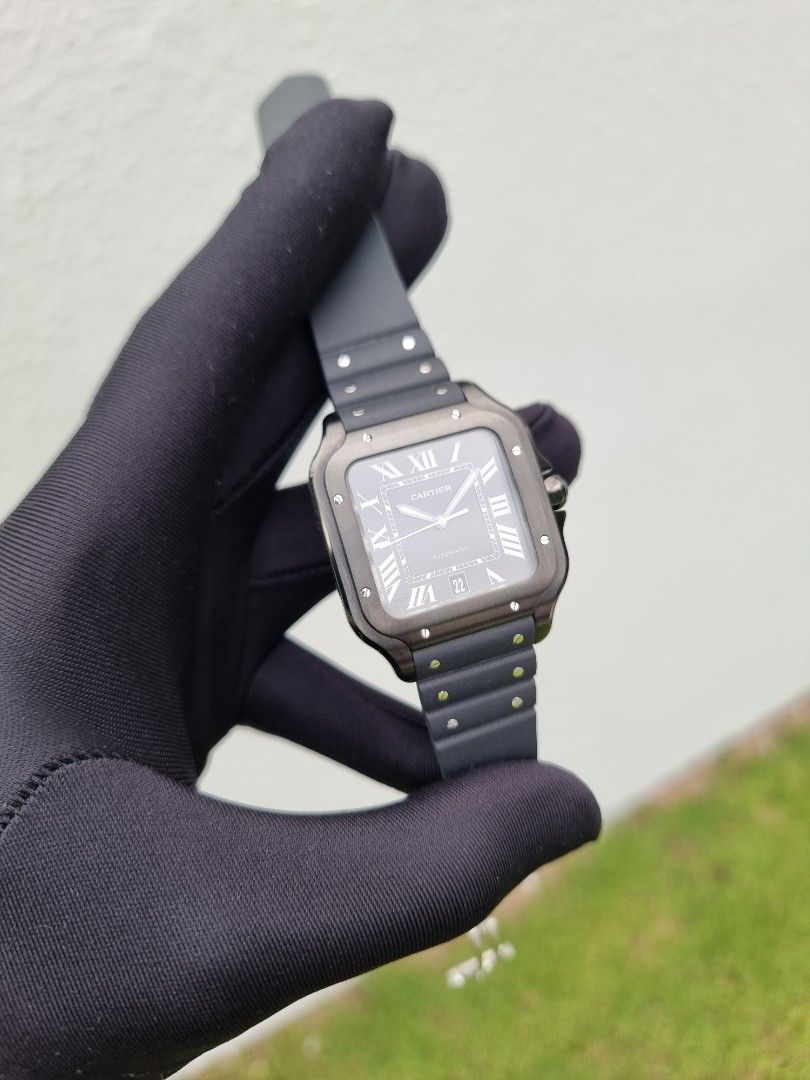 Cartier de santos black 2025