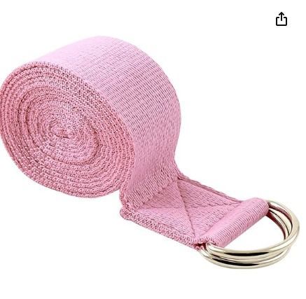 2 Pcs Yoga Strap Yoga Exercise Adjustable Straps with Durable D