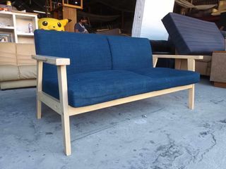 3 seater solid wood sofa