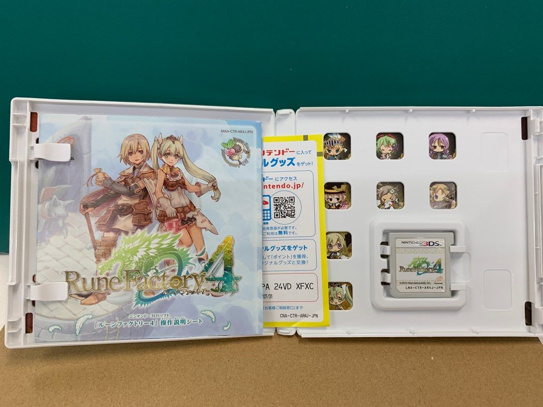 3DS 日版符文工廠4 Rune Factory 4, 電子遊戲, 電子遊戲, Nintendo 任天堂- Carousell