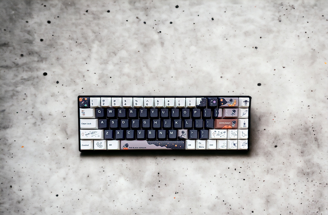 65% Custom Mechanical Keyboard (Astronaut2201) - Fully Modded Tri Mode ...