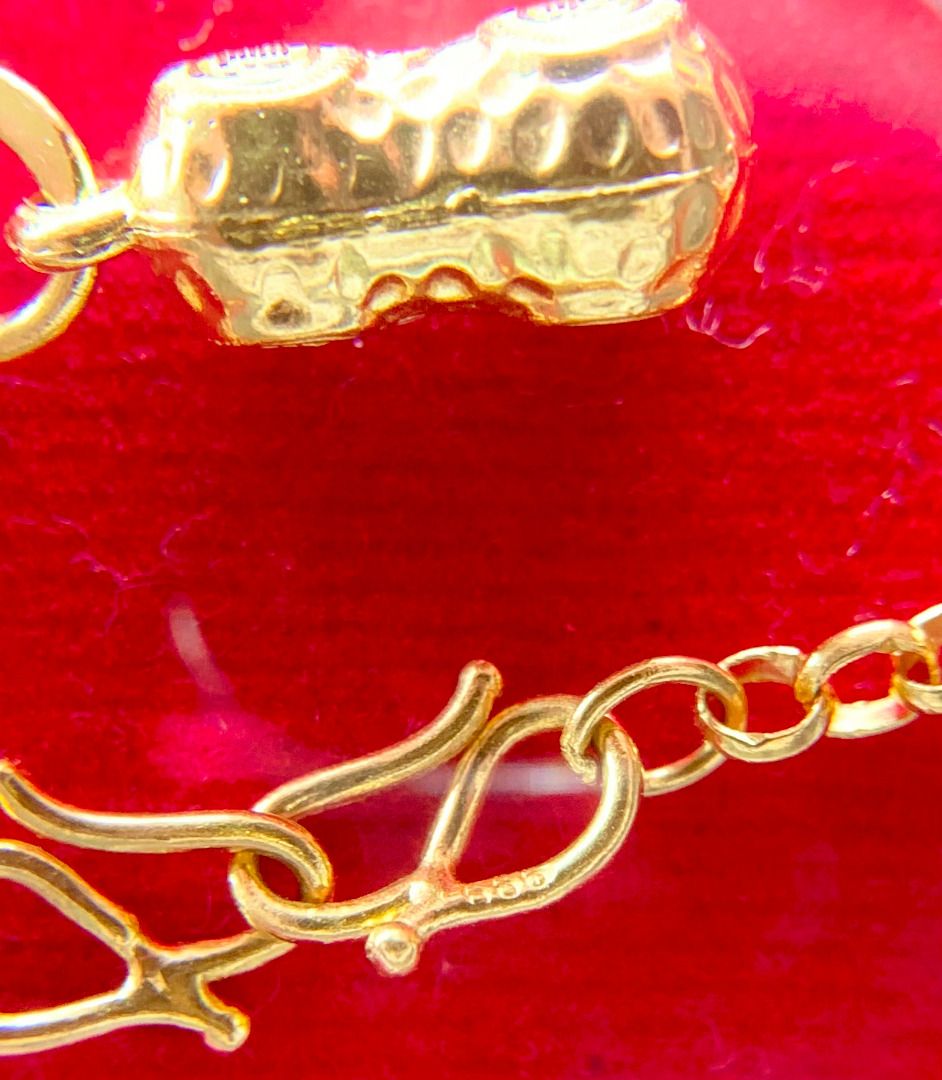 999 Gold Anklet 7.83g for Children Not 916 Women s Fashion