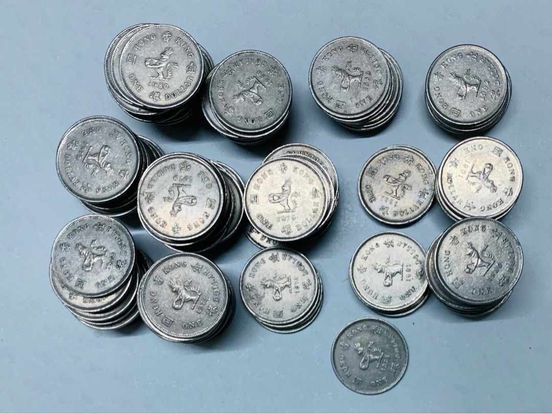 香港女皇頭一元硬幣, 興趣及遊戲, 收藏品及紀念品, 錢幣- Carousell