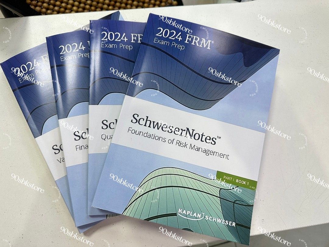 最新版2024 FRM Part 1 Kaplan Schweser Notes 4本全新包順豐, 興趣及 