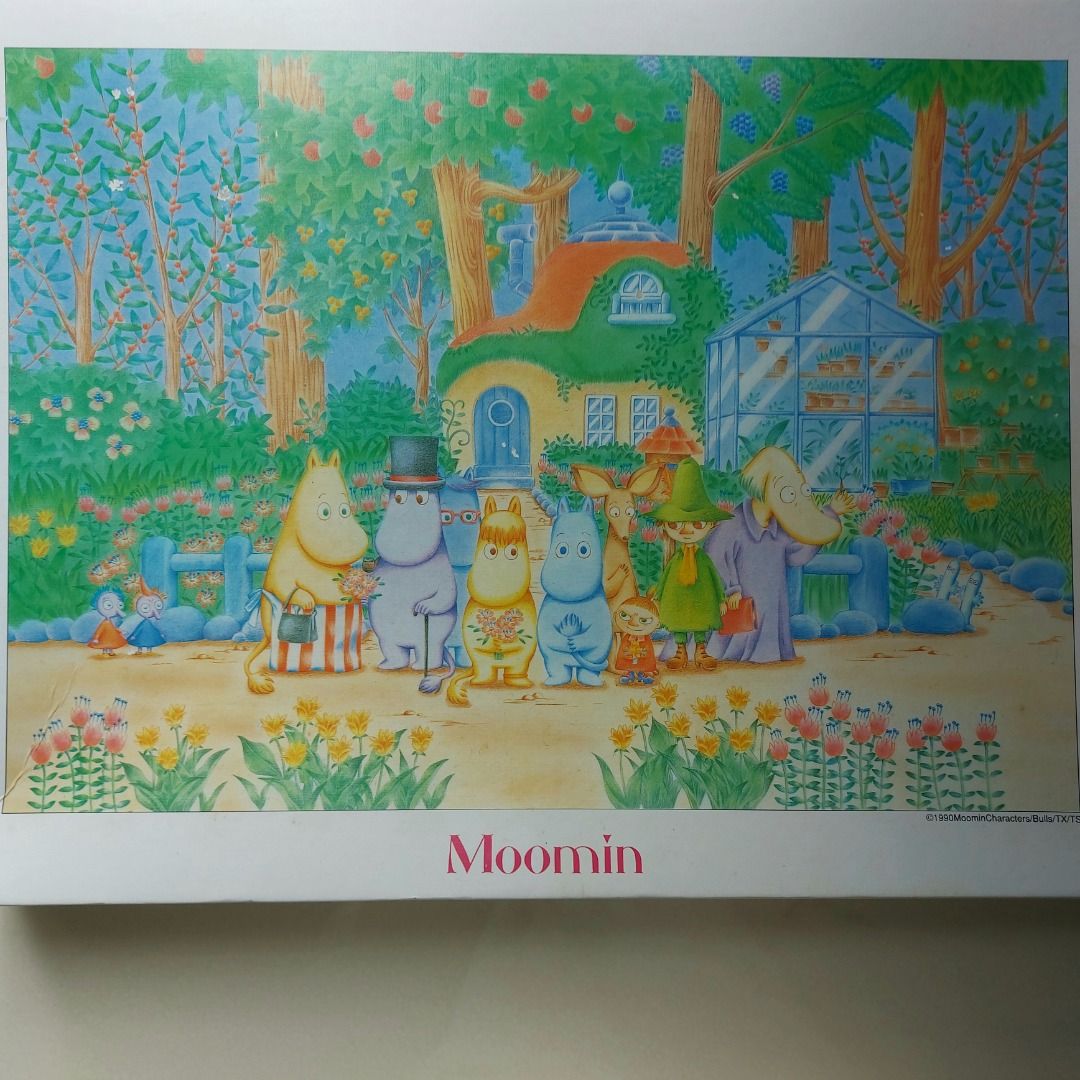 絕版MOOMIN Hemulen's Garden 2000 pieces Jigsaw puzzle, 興趣及遊戲, 玩具& 遊戲類-  Carousell