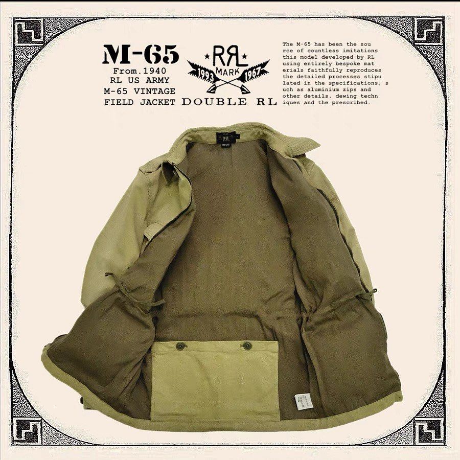 日本優惠預訂RRL Ralph Lauren US ARMY M-65 VINTAGE FIELD