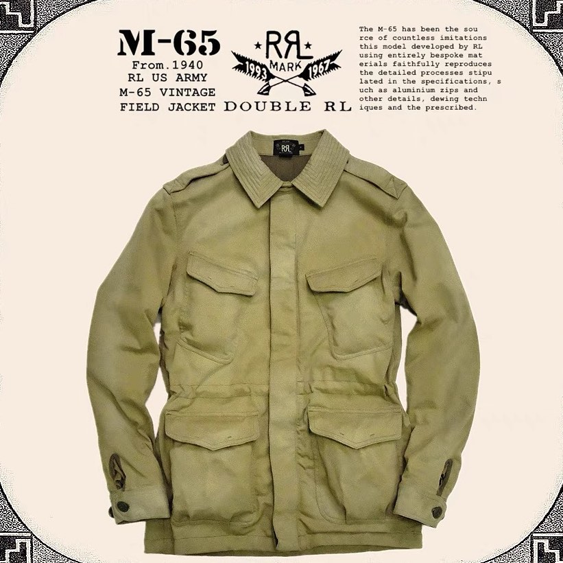 日本優惠預訂RRL Ralph Lauren US ARMY M-65 VINTAGE FIELD JACKET