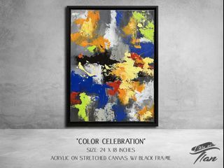 Abstract Painting "Colors Celebration"