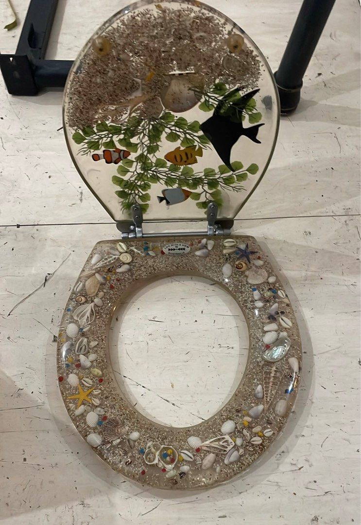 Acrylic toilet shop seats