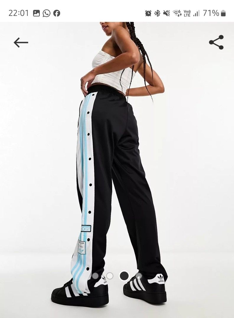 Adidas Originals Adibreak Popper Pants, Women's Fashion, Bottoms, Other  Bottoms on Carousell