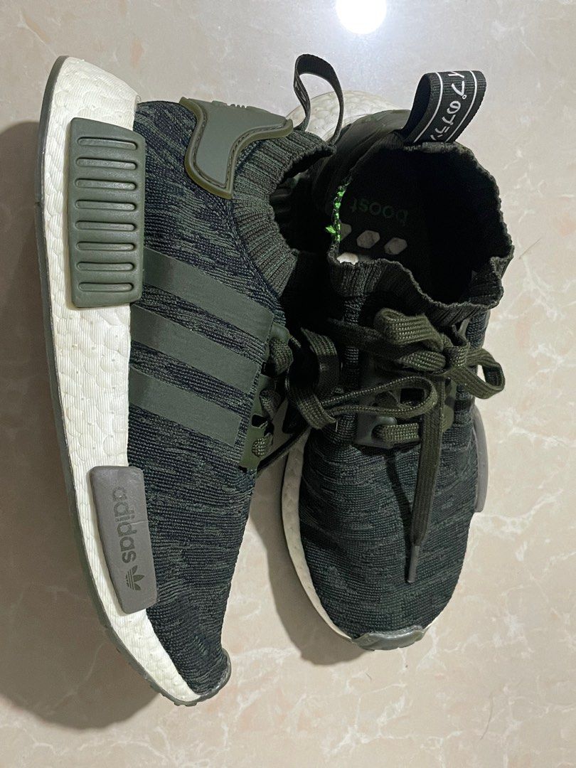 Adidas NMD R1 Primeknit Night Cargo Men s Fashion Footwear