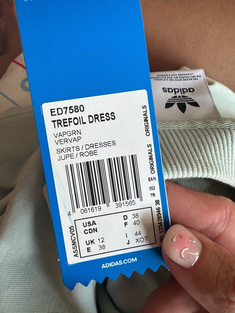 Originals t-shirt dress store in mint green