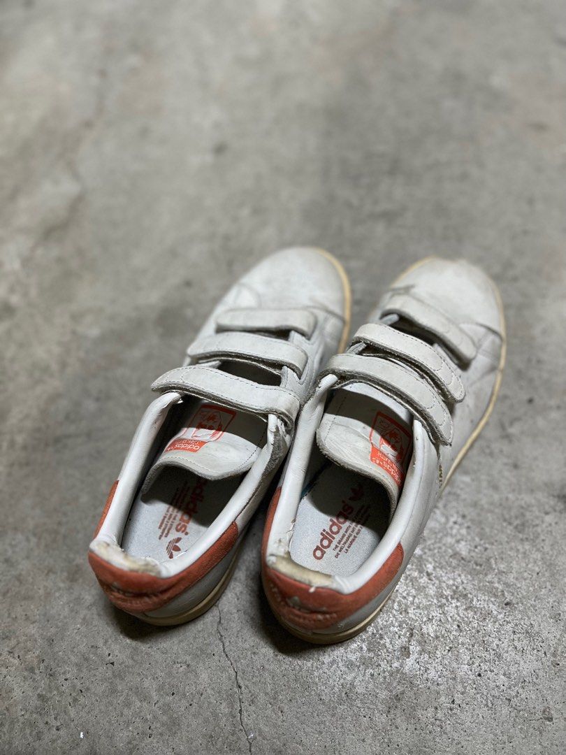Stan smith shop velcro rouge