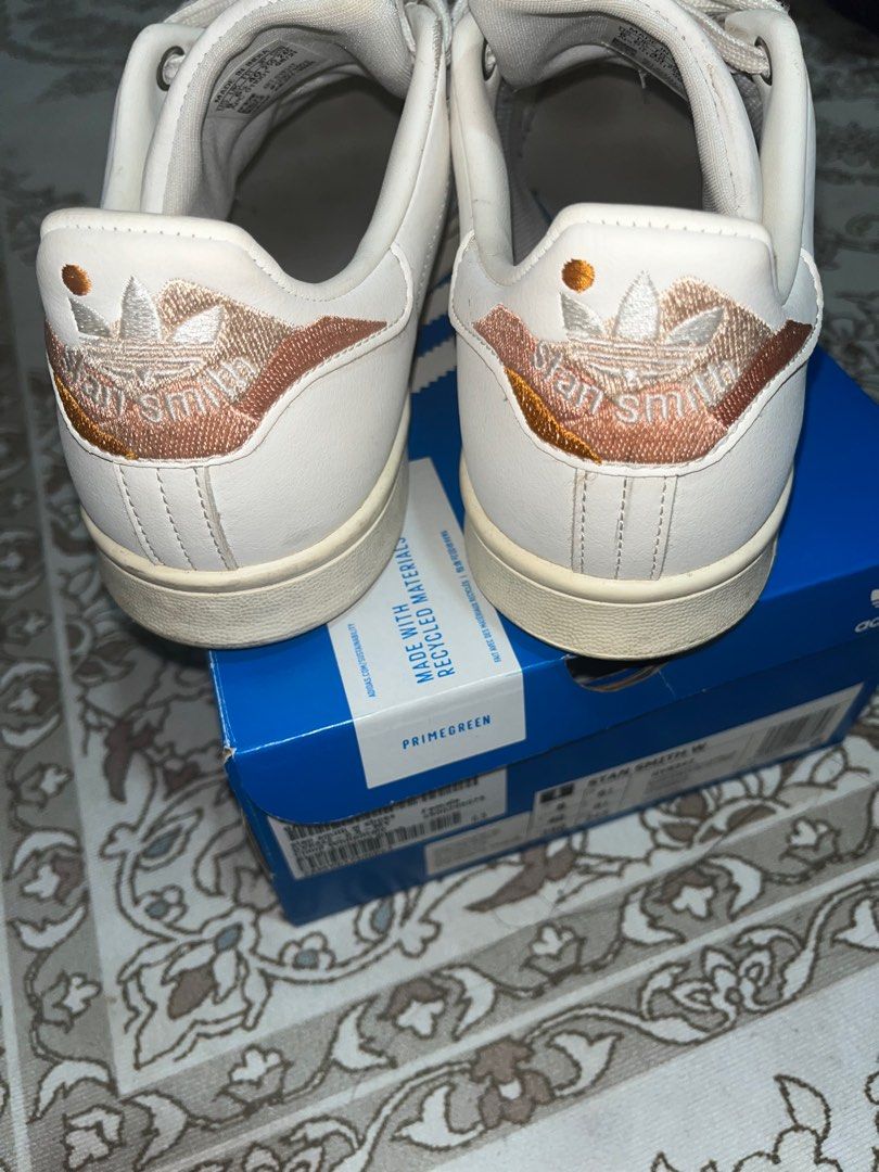 Adidas Stan Smith White Pink Women s Fashion Footwear Sneakers