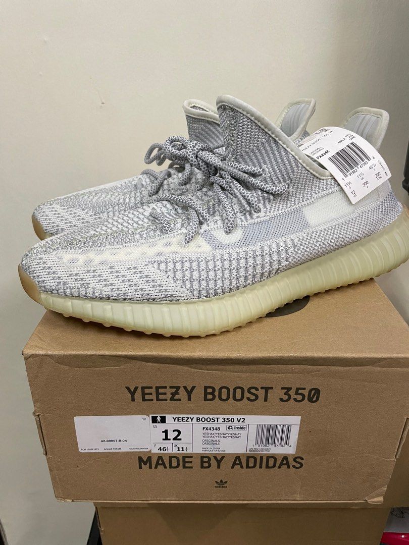 Adidas Yeezy 350 V2 Yeshaya US12 Men s Fashion Footwear