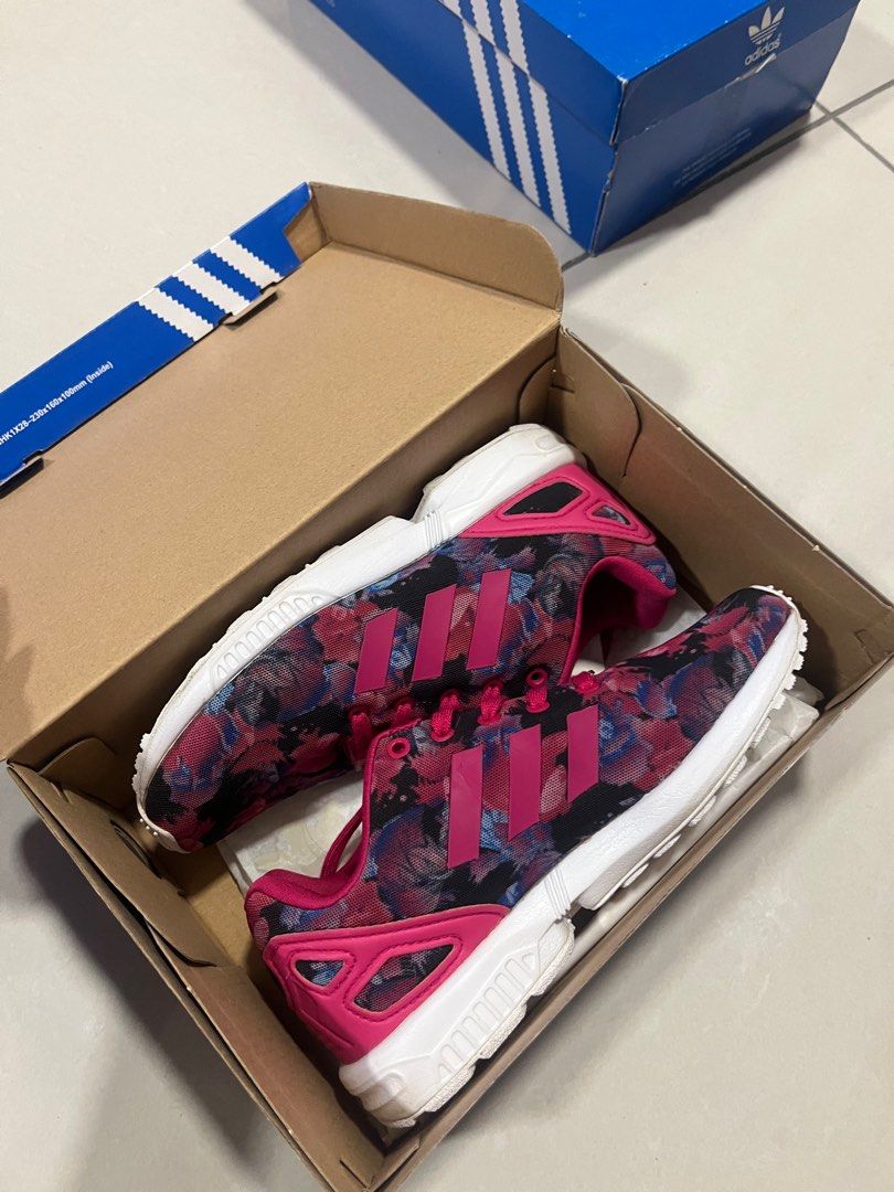 Adidas zx flux kids top purple