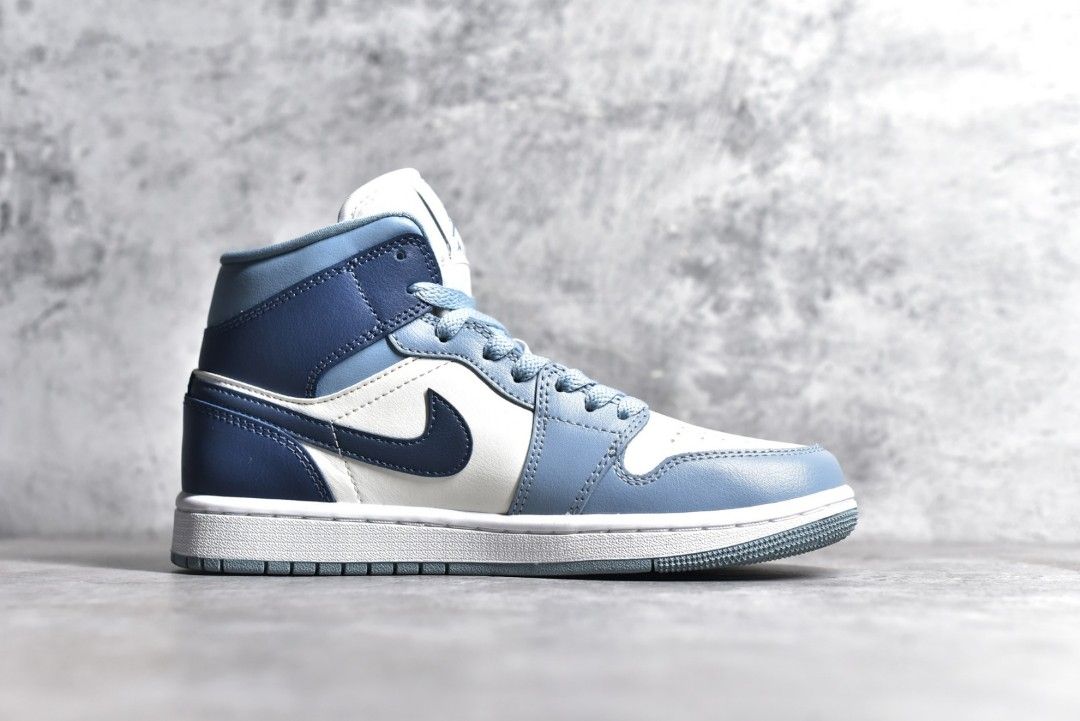 Air jordan 1 mid cheap blu