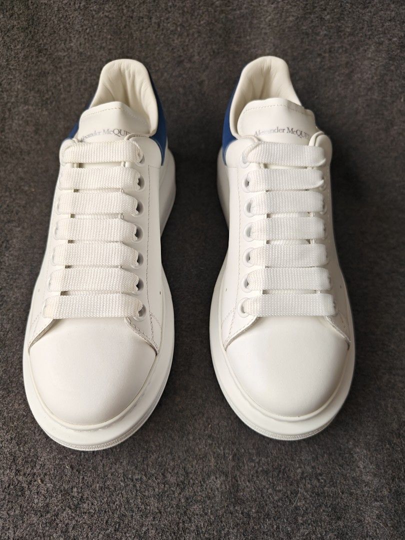 White and navy new arrivals alexander mcqueen's