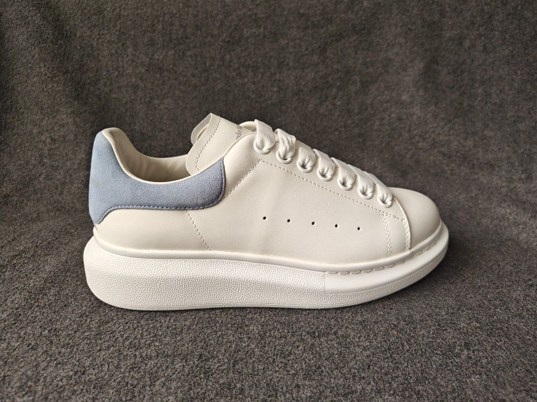 Alexander McQueen Oversized Sneakers white light blue