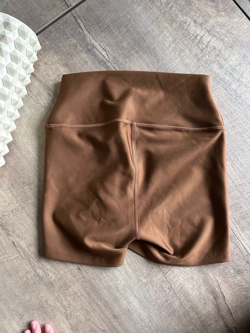 3 High-Waist Airlift Short - Cinnamon Brown