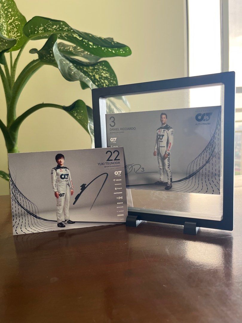 AlphaTauri Digitally Signed Driver’s Card (Category: Raw Singles) located in Makati City. Submitted by emilyarcan (Listing ID 1281229421, Image 1). Description: -PRE-ORDER‼️ -500 each Driver’s card -F1 Collectibles perfect for gifts! -Perfect for those F1 fans who don't have time to send a letter to the respected Teams.🤩🍾🏎🏁 -Daniel Ricciardo & Yuki Tsunoda’s digitally signed driver’s cards came from the legit AlphaTauri Team. -I emailed the t