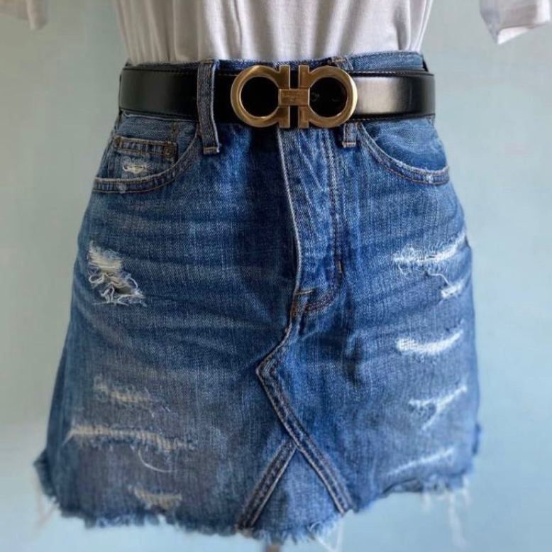 American eagle high waisted denim skirt cheap