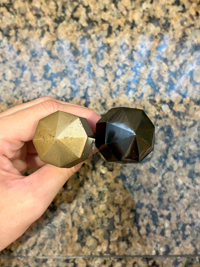 Anthropologie Knobs (Category: Other Home Decor) located in Singapore. Submitted by rathbone (Listing ID 1281283592, Image 2). Description: Flower knobs - 8 each Hexagonal knobs - 5 each All 4 for $20..