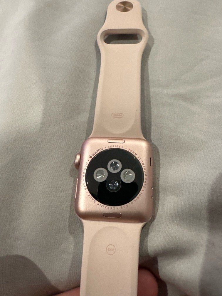 Apple Watch Series 2 and 1 (Category: Men's Watches) located in Manila. Submitted by hb1118 (Listing ID 1272836361, Image 2). Description: Apple Watch Series 2 (pink) 38mm aluminum - no issues mint condition 7,000php only or best offer - Barely used condition can pass as new - purchased in Apple store LA - no dents no scratches .