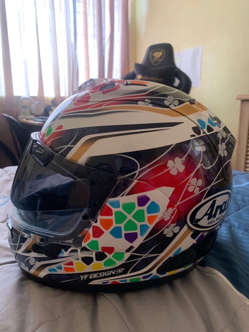 Casque intégral Arai RX-7V Evo Nicky Reset Replica - Casque intégral sur La Bécanerie