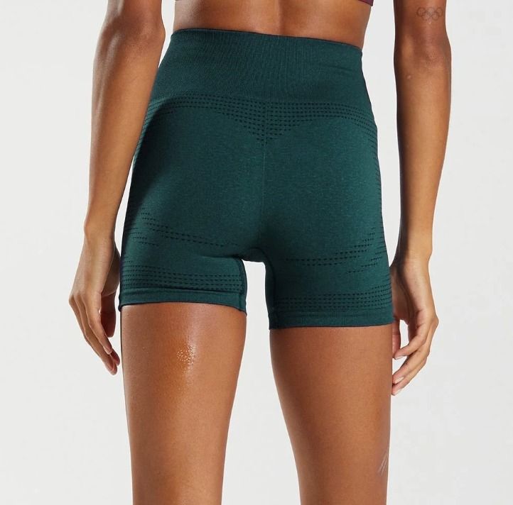 AUTHENTIC Gymshark Vital Seamless 2.0 Shorts - Deep Teal Marl, Women's  Fashion, Activewear on Carousell