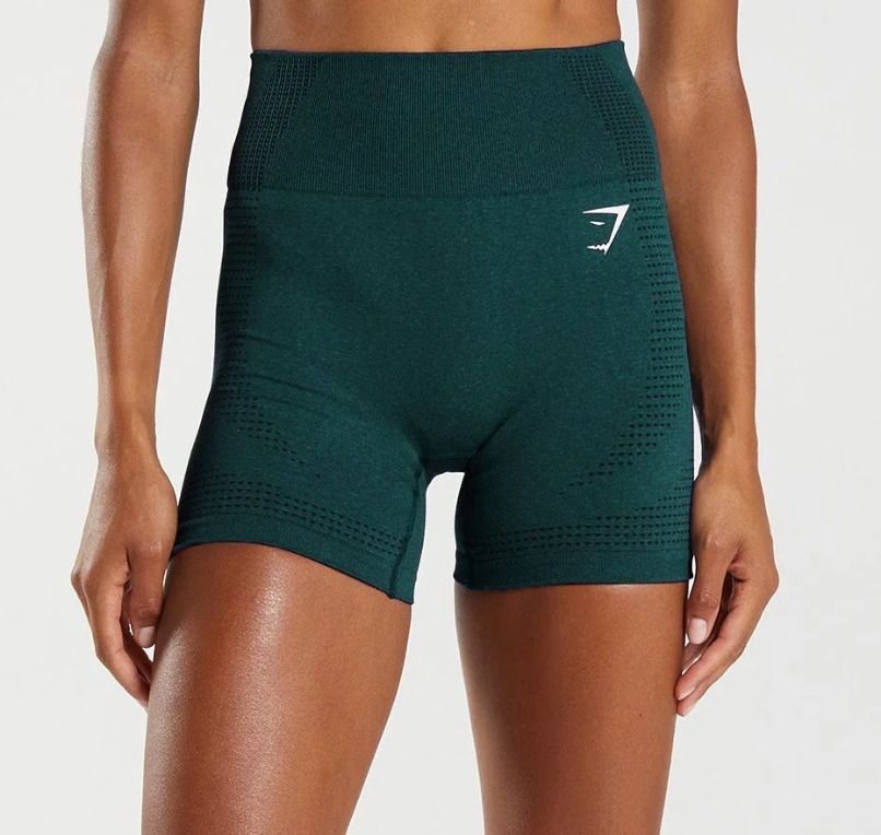 AUTHENTIC Gymshark Vital Seamless 2.0 Shorts - Deep Teal Marl, Women's  Fashion, Activewear on Carousell
