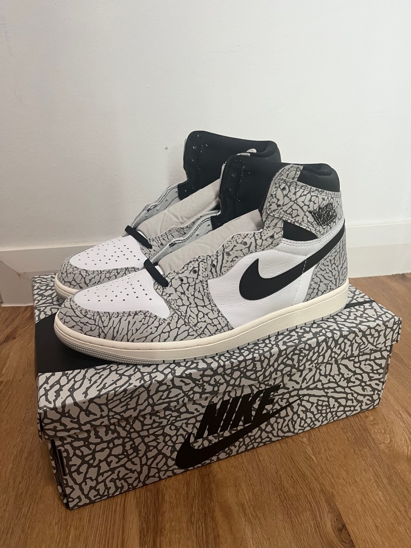 Authentic Jordan 1 High OG Elephant UK11 US12 Men s Fashion