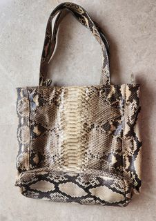Python skin bags singapore top