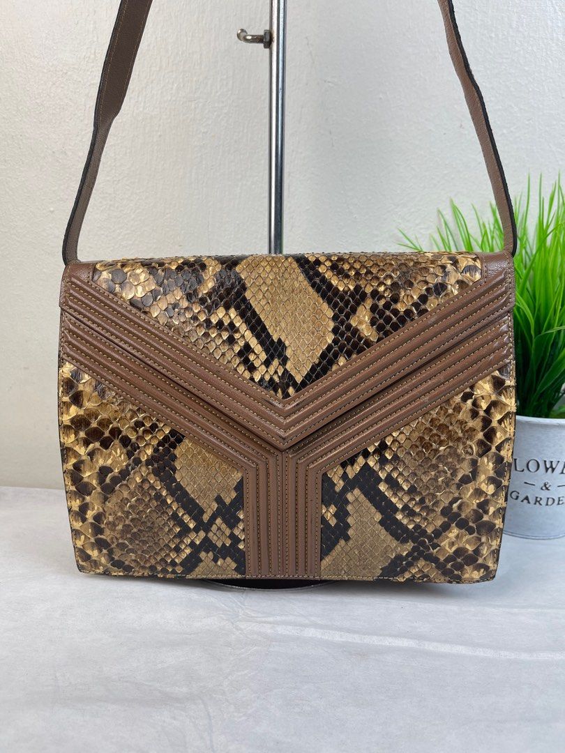 Ysl snakeskin bag outlet