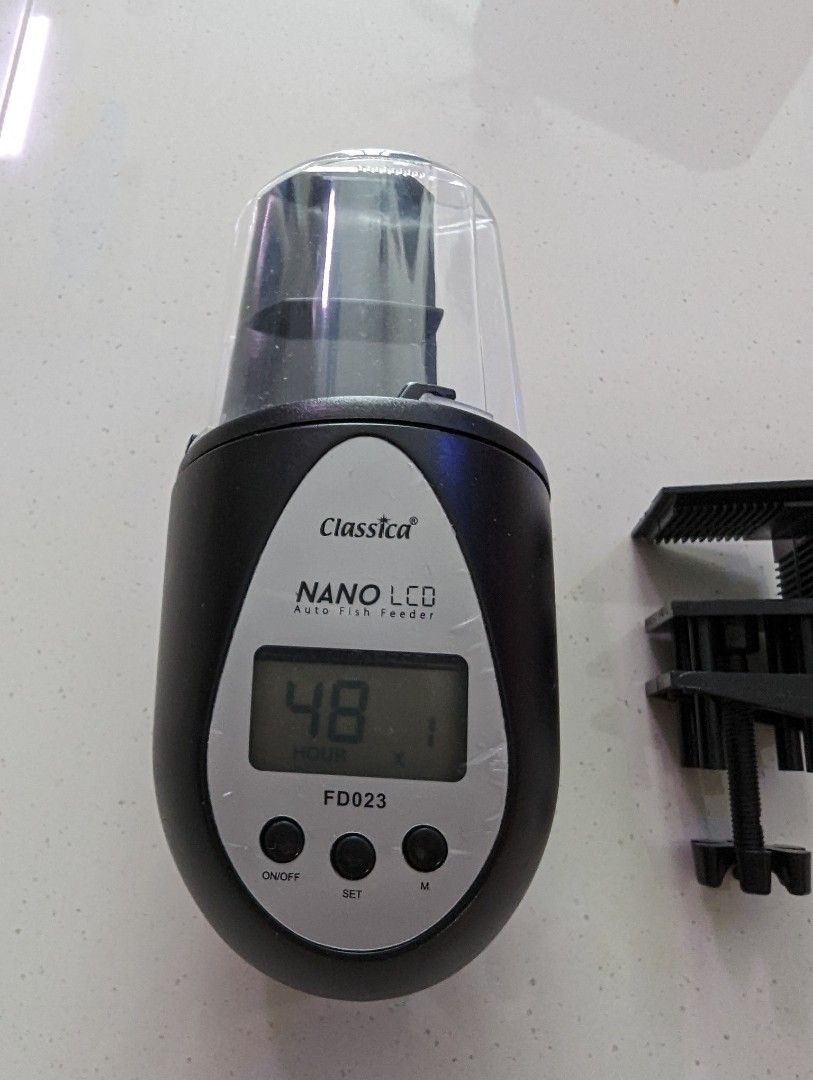Auto Feeder Classica Nano LCD Automatic Fish Feeder, Pet Supplies