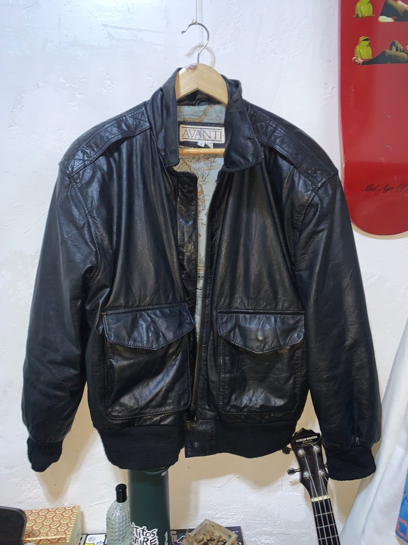 Vintage avanti leather jacket store