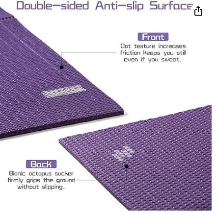 Foldable Yoga Mat?! Yoga Mat for Travel~  Yoga Mat Review-Avoalre Yoga  Mat Foldable 