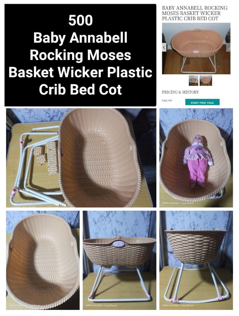 Baby annabell swinging store crib