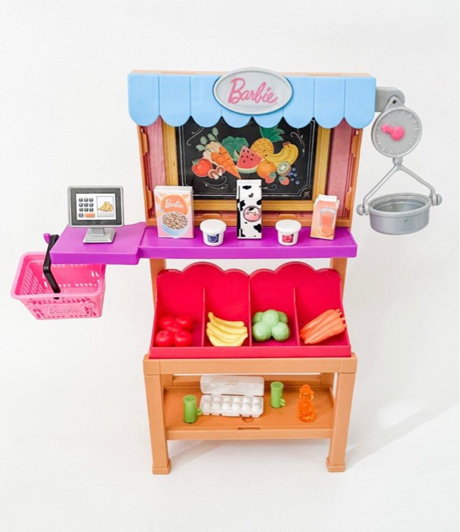Barbie grocery playset discount