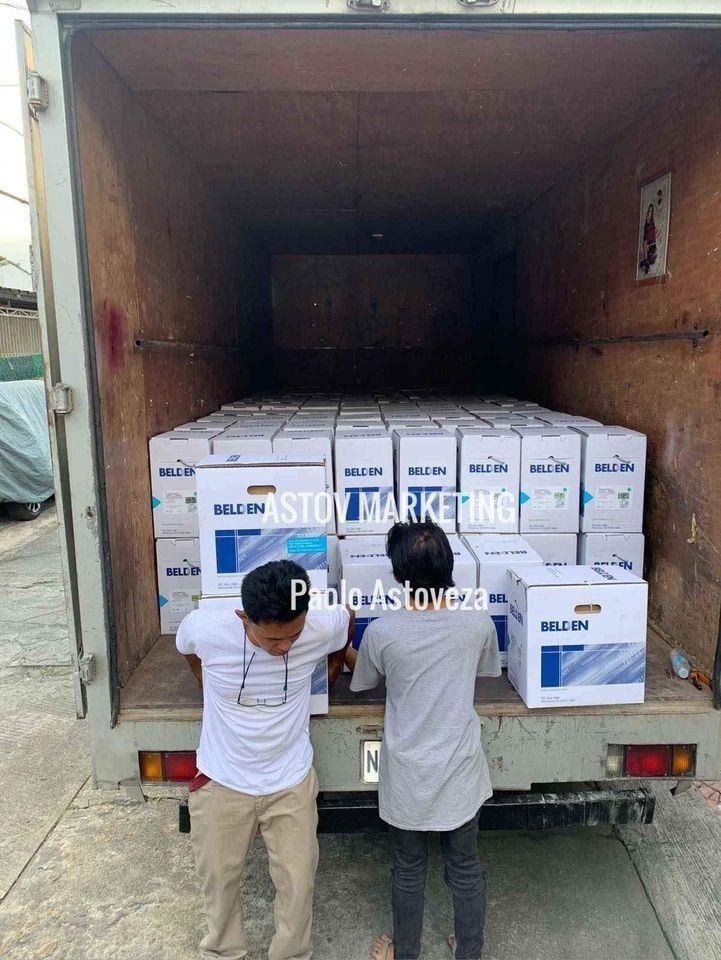 Belden Category 6 (Indoor) Fresh stocks! (Category: Cables & Adaptors) located in Muntinlupa City. Submitted by jiwooasto (Listing ID 1281403195, Image 2). Description: BELDEN CATEGORY 6 7814A Indoor Cable 24AWG 4Pairs UTP, CM, Blue, Gray 1000ft/305m ---- We give special discount for Dealers & System Integrators .