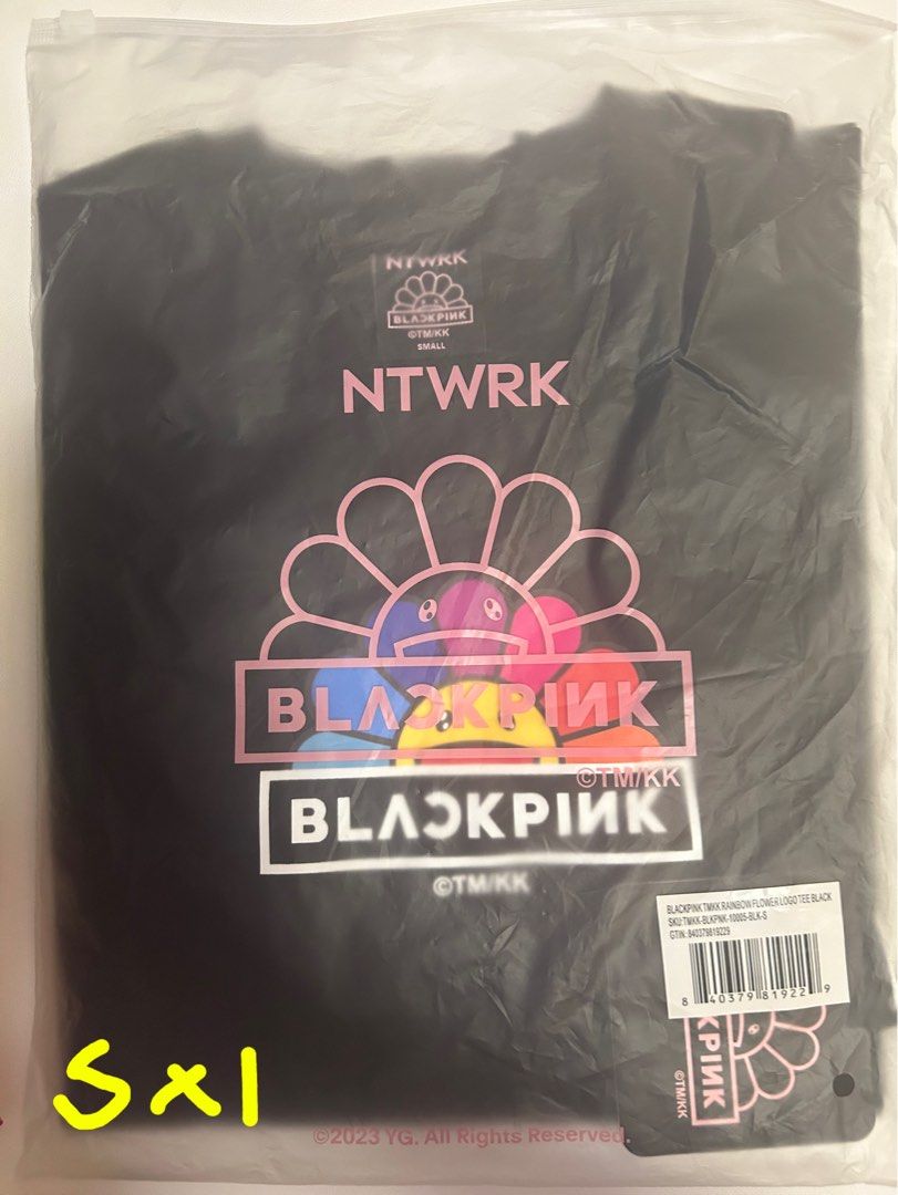 全新現貨BLACKPINK x 村上隆聯乘服飾S/XL碼, 男裝, 上身及套裝