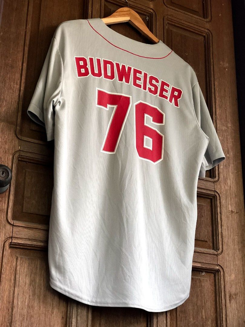 Budweiser baseball jersey cheap