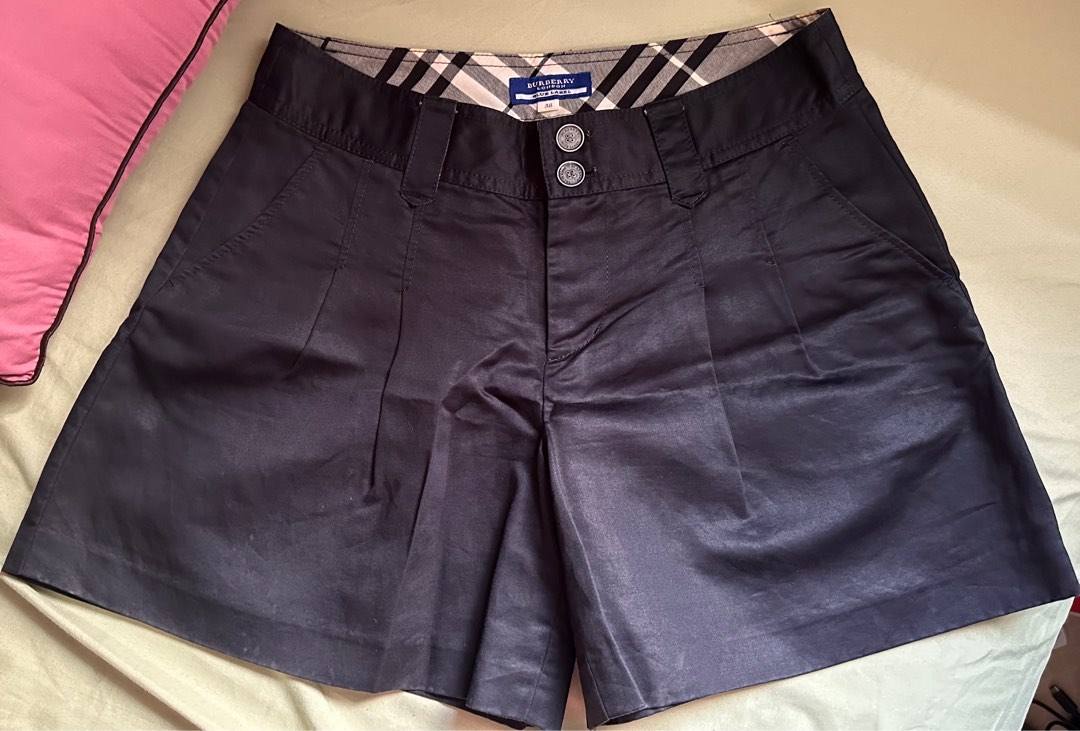 Burberry shorts womens purple discount