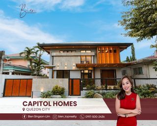 Capitol Homes House Brand New For Sale in Quezon near Capitol Hills, Don Antonio Royale, Vista Real, Tivoli Royale