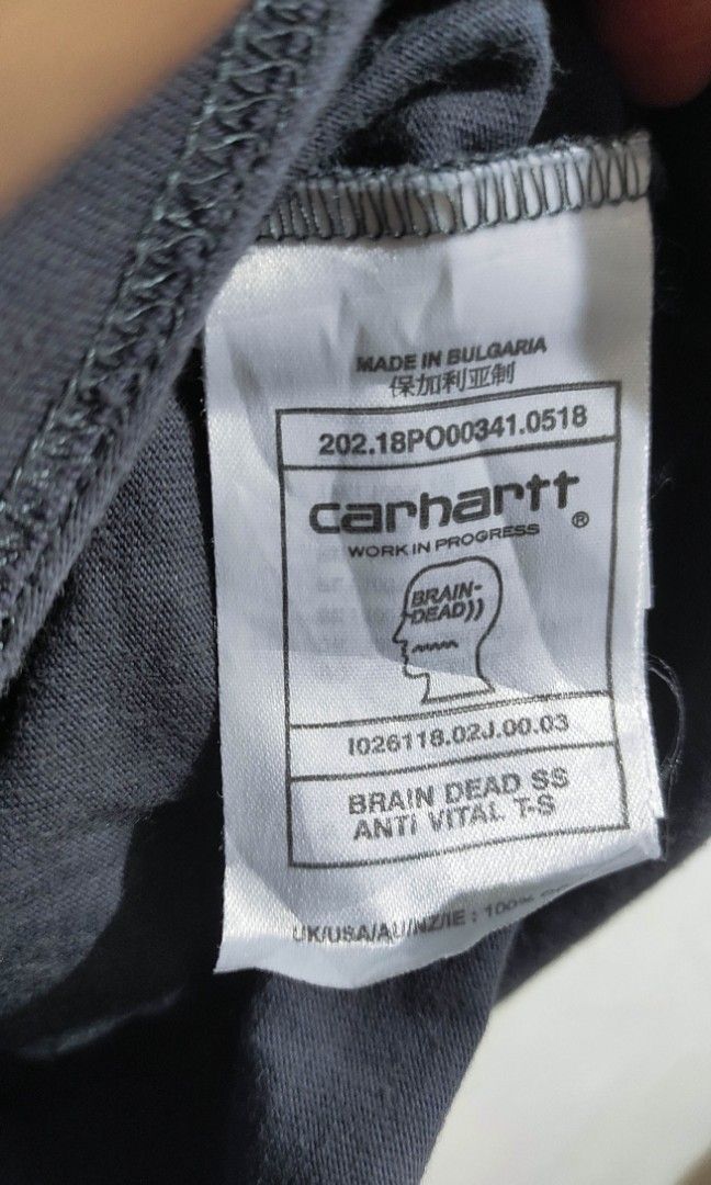 Carhartt WIP x Braindead Men s Fashion Activewear on Carousell