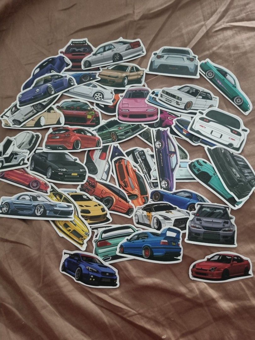 Car/JDM/Racing Stickers, Hobbies & Toys, Memorabilia & Collectibles, Stamps & Prints on Carousell