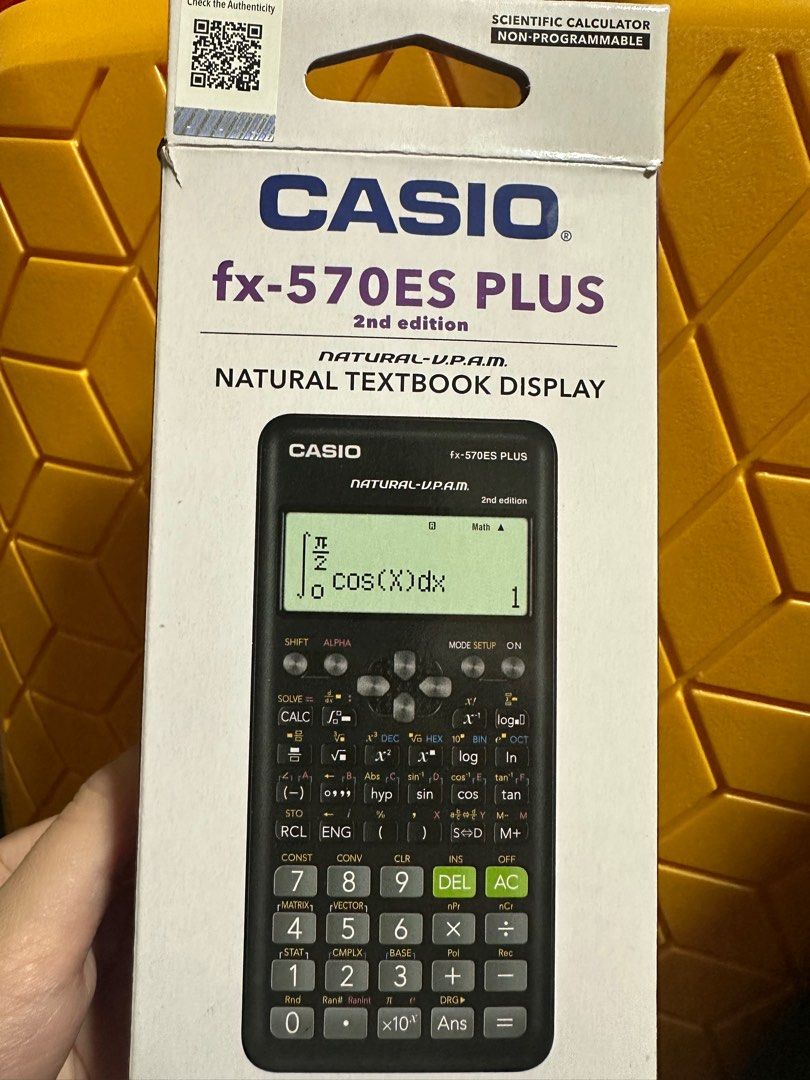 Casio fx-570ES Plus (for engineering board exam), Computers & Tech, Office  & Business Technology on Carousell