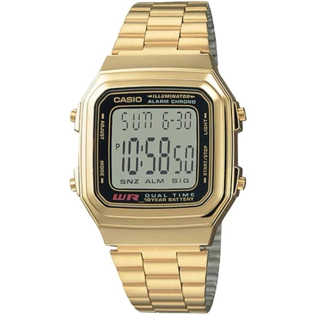 Casio Vintage Digital Watch A178WGA 1A Men s Fashion Watches